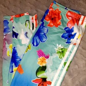 Adidas floral leggings
